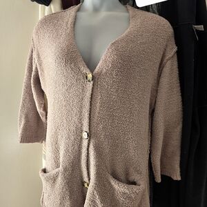 Cozy Women's Sweater with Button Closure